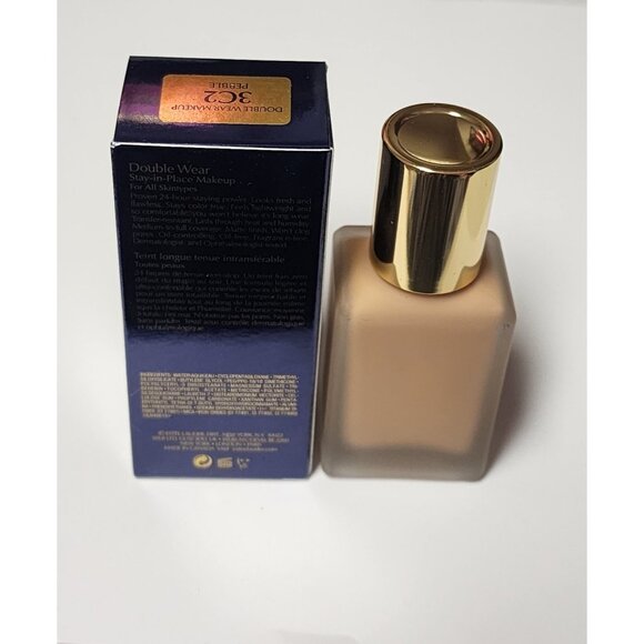 Estee Lauder 3C2 Pebble Double Wear Stay In Place Foundation - Picture 2 of 3
